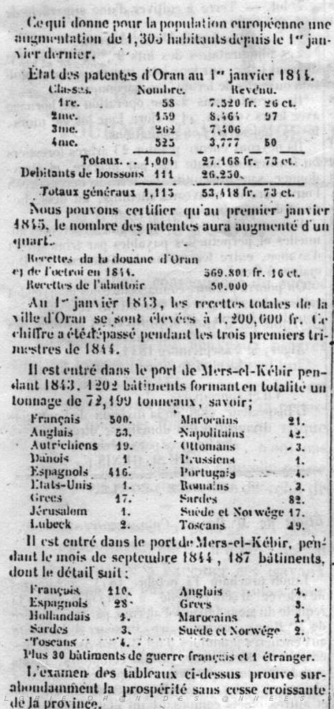 ECHO D ORAN SAMEDI 12 OCTOBRE 1844 PAGE 99 13.JPG